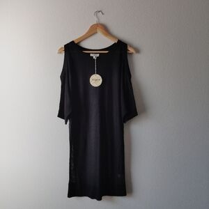 Hayden Elegant Black Off The Shoulder Dress